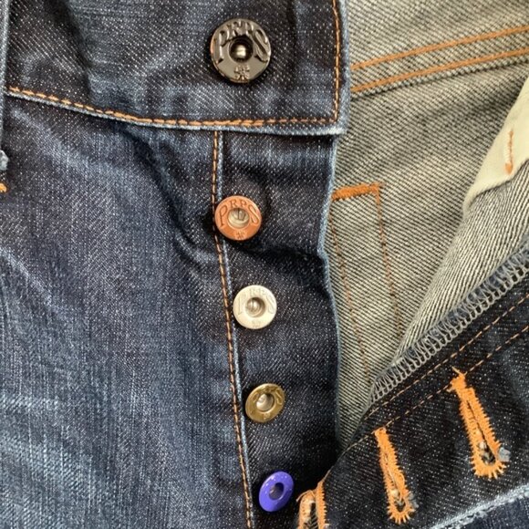 Men's Rare PRPS Made in Japan Purple Tag Denim Jeans, Size 33 - Picture 9 of 16